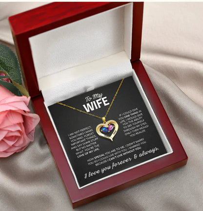 “You & Me, Always” – Personalized Couple’s Necklace