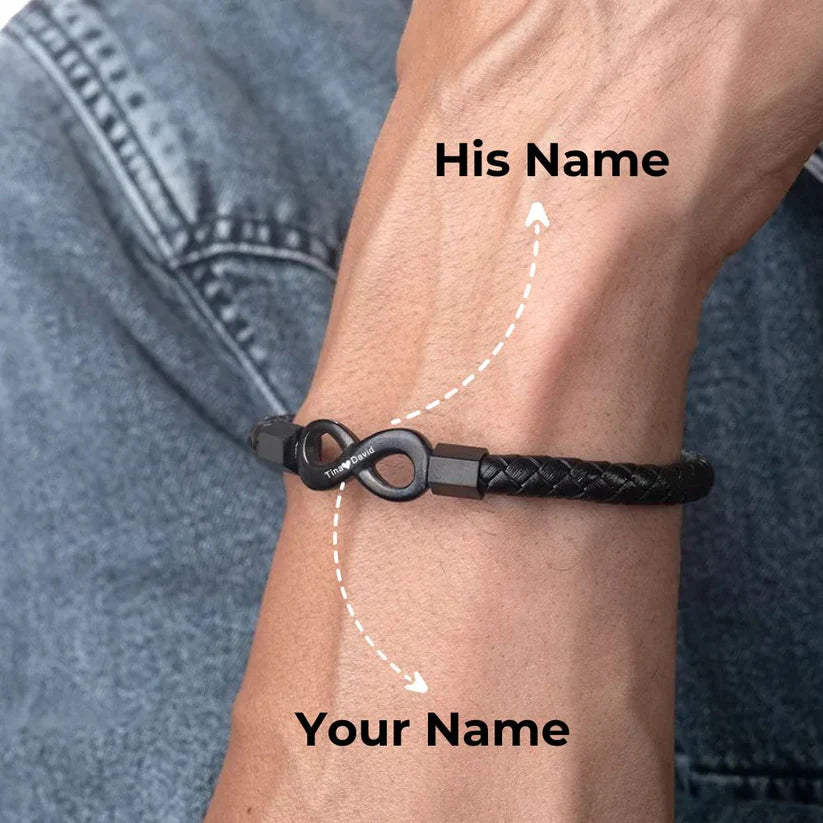 "To My Man" - Infinity Bracelet