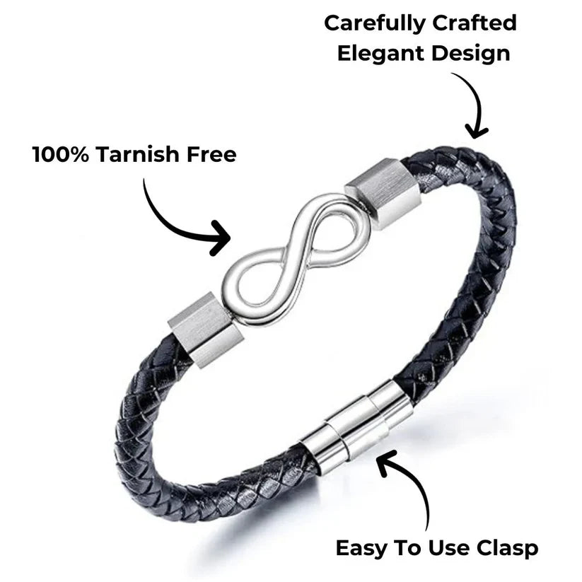 "To My Man" - Infinity Bracelet